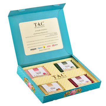 Ayurvedic Skin Cleaning Kit - Organic Soaps Pack of 4 Kit